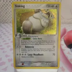 Pokemon TCG - Slaking 15/107 - EX DEOXYS - Holo Rare Card - Image 1