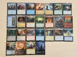 MTG Lord of the Rings 155 card lot Common/Uncommon + Rare/Mythic -Lightly Played - Image 1