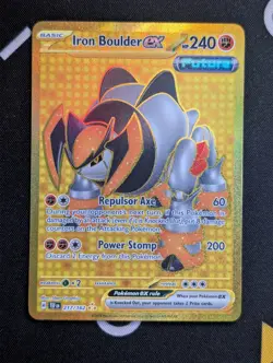 Iron Boulder ex - 217/162 - Secret Rare - Temporal Forces - Pokemon Card - NM/M - Image 1