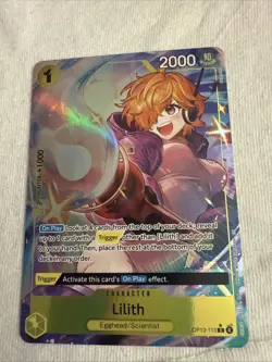 Lilith Alt Art R OP13-113 Carrying On His Will Foil One Piece Card Game - Image 1