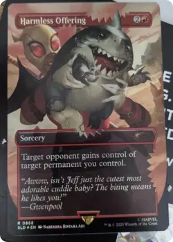 MTG Harmless Offering (Rainbow Foil) [Secret Lair Drop Series] Foil Near Mint Ma - Image 1