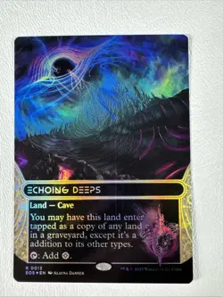 Echoing Deeps (Borderless Foil) #13 NM MTG Edge of Eternities: Stellar Sights - Image 1