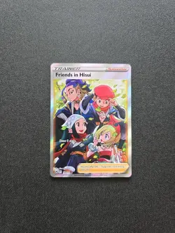 Pokemon TCG Crown Zenith Full Art Friends In Hisui Holo Ultra Rare Card 148/159 - Image 1