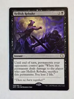 Hellish Rebuke R Commander: Adventures in the Forgotten Realms 26 Near Mint - Image 1