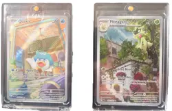 Pokemon Paldea Evolved Lot - Floragato #197 + Quaxly #206 Illustration Rare - Image 2