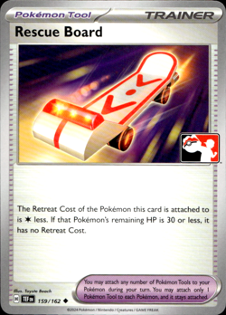RESCUE BOARD 159/162 NON-HOLO PLAY! PRIZE PACK SERIES POKEMON - Image 1