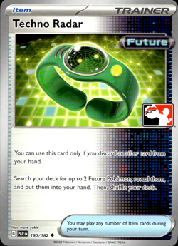 TECHNO RADAR 180/182 NON-HOLO PLAY! PRIZE PACK SERIES POKEMON - Image 1