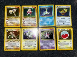 Vintage Pokemon Cards Lot Of 8 Holo, Fossil, Base Set 2, Jungle, LP-NM - Image 1