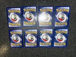 Vintage Pokemon Cards Lot Of 8 Holo, Fossil, Base Set 2, Jungle, LP-NM - Image 4