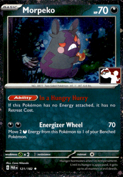 MORPEKO 121/182 COSMOS HOLO PLAY! PRIZE PACK SERIES POKEMON - Image 1