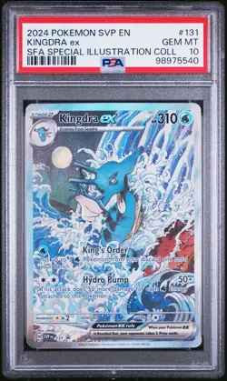 POKEMON PSA 10 2024 Black Star Promo Kingdra ex SVP131 SVP 131 - Image 1