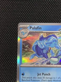 Palafin 036 Holo Rare Black Star Promo Stamp Obsidian Flames Pokemon TCG - Image 2