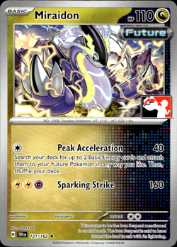 MIRAIDON 121/162 NON-HOLO PLAY! PRIZE PACK SERIES POKEMON - Image 1
