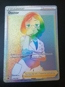 Doctor Rainbow Rare Full Art - Pokemon TCG - Chilling Reign 214/198 - MINT - Image 1