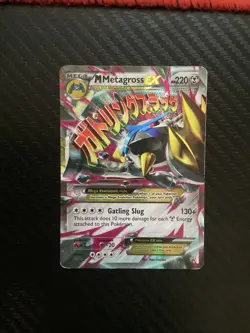M Metagross EX (Shiny) XY35 XY Holo 2014 Pokemon Black Star Promo MP - Image 1