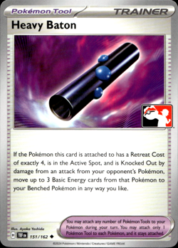 HEAVY BATON 151/162 NON-HOLO PLAY! PRIZE PACK SERIES POKEMON - Image 1