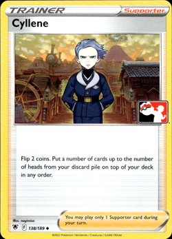 CYLLENE 138/189 PLAY! PRIZE PACK SERIES NON-HOLO Pokemon TCG - Image 1