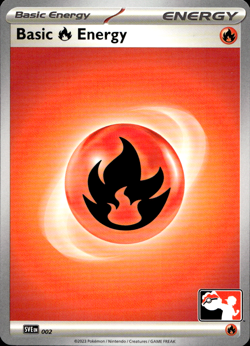 FIRE ENERGY 002 S&V PLAY! PRIZE PACK SERIES NON-HOLO Pokemon TCG - Image 1