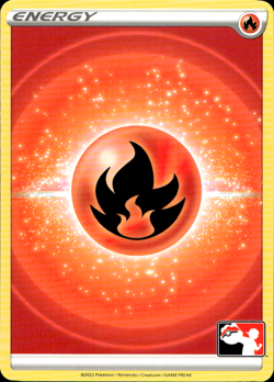 FIRE ENERGY SWSH PLAY! PRIZE PACK SERIES NON-HOLO Pokemon TCG - Image 1