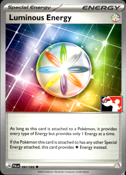 LUMINOUS ENERGY 191/193 PLAY! PRIZE PACK SERIES NON-HOLO Pokemon TCG - Image 1