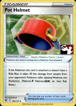 POT HELMET 146/172 PLAY! PRIZE PACK SERIES COSMOS HOLO Pokemon TCG - Image 1