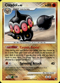 CLAYDOL 15/106 CROSSHATCH HOLO LEAGUE PROMO POKEMON - Image 1