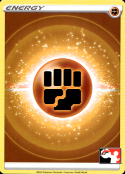 FIGHTING ENERGY SWSH PLAY! PRIZE PACK SERIES NON-HOLO Pokemon TCG - Image 1