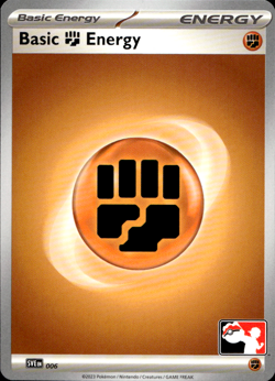 FIGHTING ENERGY 006 S&V PLAY! PRIZE PACK SERIES NON-HOLO Pokemon TCG - Image 1