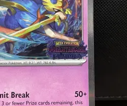 PRE RELEASE Zacian MEP 015 Promo Stamp Phantasmal Flames Pokemon TCG NM - Image 2