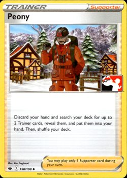 PEONY 150/198 PLAY! PRIZE PACK SERIES NON-HOLO Pokemon TCG - Image 1