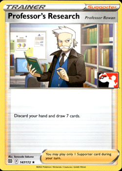 PROFESSOR'S RESEARCH 147/172 PLAY! PRIZE PACK SERIES NON-HOLO RARE Pokemon TCG - Image 1
