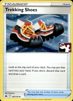 TREKKING SHOES 145/159 PLAY! PRIZE PACK SERIES COSMOS HOLO Pokemon TCG - Image 1