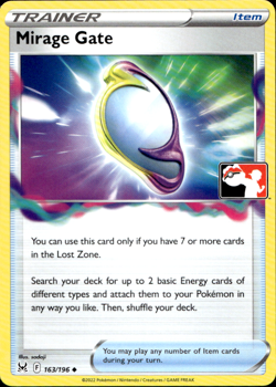 MIRAGE GATE 163/196 PLAY! PRIZE PACK SERIES NON-HOLO Pokemon TCG - Image 1