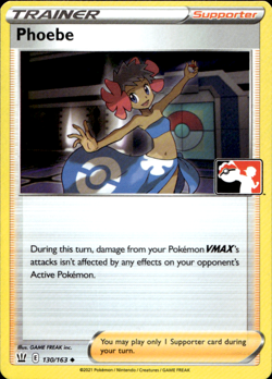 PHOEBE 130/163 PLAY! PRIZE PACK SERIES NON-HOLO Pokemon TCG - Image 1
