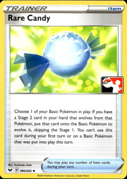 RARE CANDY 180/202 PLAY! PRIZE PACK SERIES NON-HOLO Pokemon TCG - Image 1