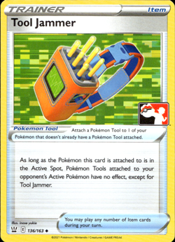 TOOL JAMMER 136/163 PLAY! PRIZE PACK SERIES NON-HOLO Pokemon TCG - Image 1