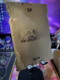 A5 Large Metal Card Serialized Waifu Anime Card Daki Demon Slayer 36/40 - Image 2