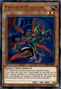 PARASITE PARACIDE LART-EN043 ULTRA RARE UNSEALED LP YuGiOh - Image 1