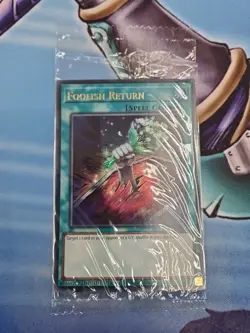 Foolish Return LART-EN042 Ultra Rare Limited Edition YuGiOh SEALED - Image 1
