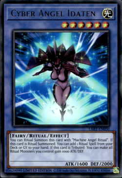 CYBER ANGEL IDATEN LART-EN050 ULTRA RARE UNSEALED LP YuGiOh - Image 1
