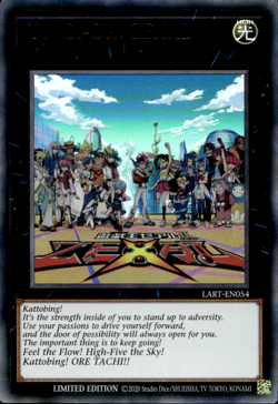 YU-GI-OH! ZEXAL LART-EN054 ULTRA RARE UNSEALED LP YuGiOh - Image 1