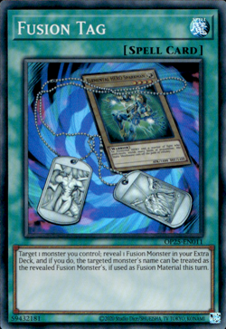 FUSION TAG OP25-EN011 SUPER RARE VLP YuGiOh - Image 1