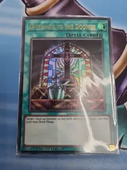 OFFERINGS TO THE DOOMED ULTRA RARE LART-EN017 Yugioh SEALED - Image 1