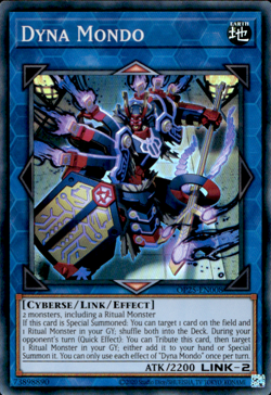 DYNA MONDO OP25-EN008 SUPER RARE VLP YuGiOh - Image 1