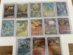 Pokemon 151 TCG - 14 Card Lot! IRs..Full Arts.SIR.exs.Snorlax Etb Sealed Pro NM - Image 2