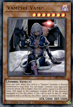 VAMPIRE VAMP LART-EN033 ULTRA RARE UNSEALED LP YuGiOh - Image 1