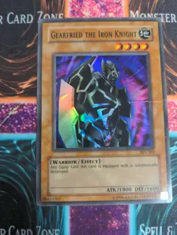 Yu-Gi-Oh! Gearfried the Iron Knight PSV-101 OG Unlimited Super Rare HP/DMG - Image 1