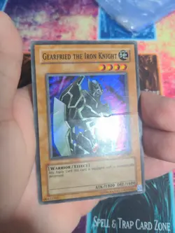 Yu-Gi-Oh! Gearfried the Iron Knight PSV-101 OG Unlimited Super Rare HP/DMG - Image 3