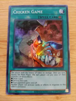 Chicken Game - OP26-EN010 - Near Mint NM - Super Rare - Unlimited - Image 1