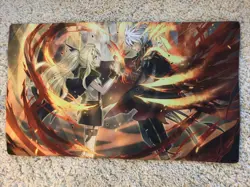 Yu-Gi-Oh! Dogmatika Ecclesia, The Virtuous Fallen Of Albaz Playmat TCG CCG Mat - Image 1